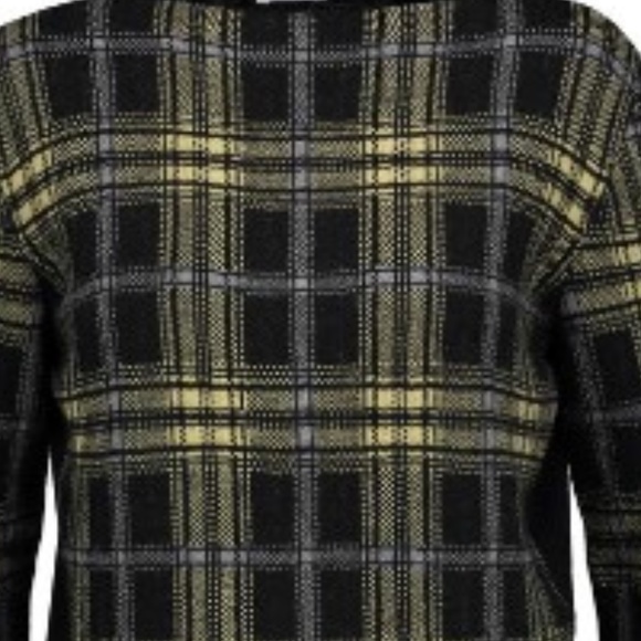 TOMAS MAIER -Plaid Wool/Cashmere Sweater -Like New - Picture 3 of 5